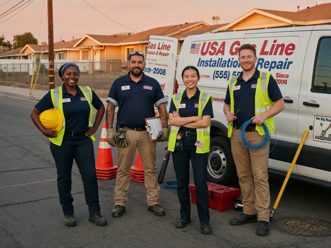 Gas Line Installation company in Cassel, CA